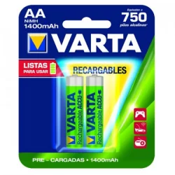 Pila Aa Recargable Varta X2 Unidades Multicolor