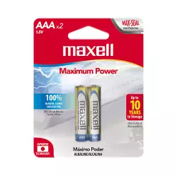 Pila Aaa Maxell Alcalina 2 Ud 723807