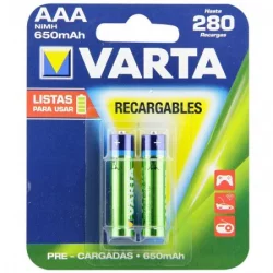 Pila Aaa Recargable Varta X2 Unidades Multicolor