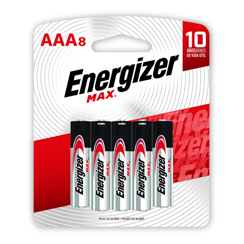Pila Energizer Aaax8 Alcalina Max Promoción 6125