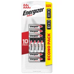 Pila Energizer Aax8 Aaax4 Alcalina Max 6128