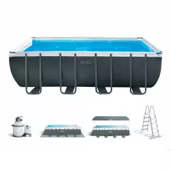 Piscina Estructural Intex Negro