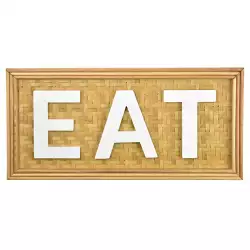 Placa Decorativa 67099 Estilo Rustico Y Texto Moderno F231