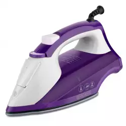 Plancha Horizontal Black And Decker Morado 1200 W Ir1840