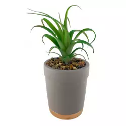 Planta artificial concepts 8x18cm gris 80% cemento