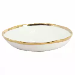 Plato Hondo Navideño 20cm Gold Expressions