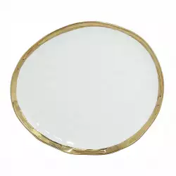 Plato Pando Navideño 24cm Gold Expressions Christmas