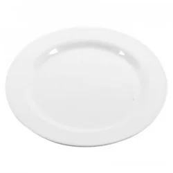 Plato Redondo Para Cena De 25 Cm 188491-Blanco