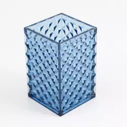 Portacepillo Expressions 6X10X6Cm Azul Polietileno Ge11A00004C