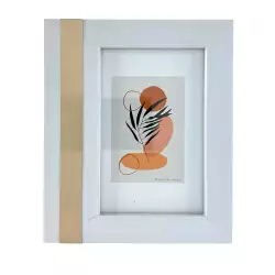 Portaretrato concepts 165x20cm blanco 55% polieste