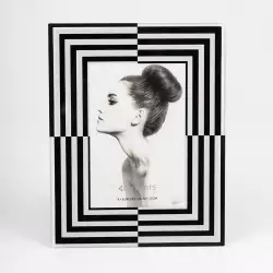 Portaretrato concepts eclectic 23x18cm negro metal