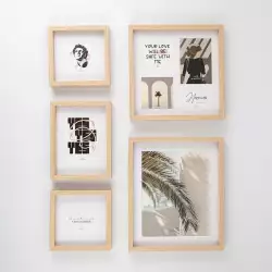 Portaretrato expressions set x5 44x59cm madera 80% mdf 15% vidr