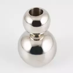 Portavelas concepts eclectic 7x11cm plateado aluminio 428-1401644