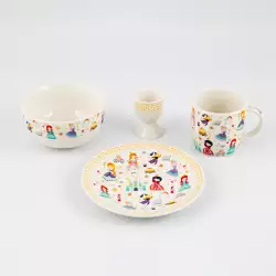 Puesto vajilla 4 piezas Expressions desayuno
