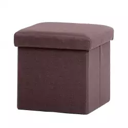 Puff Expressions 30X30X30Cm Cafe Tela Ge10E00084