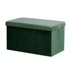 Puff Expressions 40X71X40Cm Verde Tela Ge10E00079