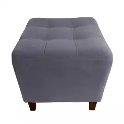 Puff Expressions 42X42X42Cm Taupe Madera