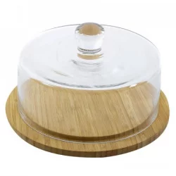 Quesera Expressions Base Domo 22X23X14cm Transparente