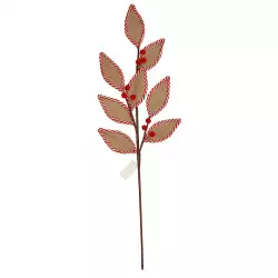 Rama Nav Natural-Rojo Deco 74X22X1Cm Santini 140-4101514