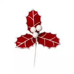 Rama Nav Rojo-Blanco Deco 35X30X25Cm Santini 140-4101534