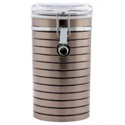 Recipiente Circular 1 Litro Plateado