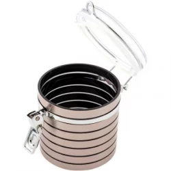 Recipiente Circular Pequeño Plateado