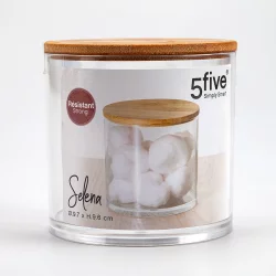 Recipiente cosmeticos 5 five 161083 algodones bajo