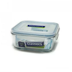 Recipiente Cuadrado 900 Ml Vidrio Templado Glasslock