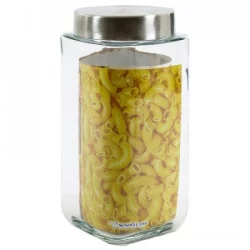 Recipiente Elemental Kitchen 9854A002 1.1Lt En Vidrio Cuadrado Ace