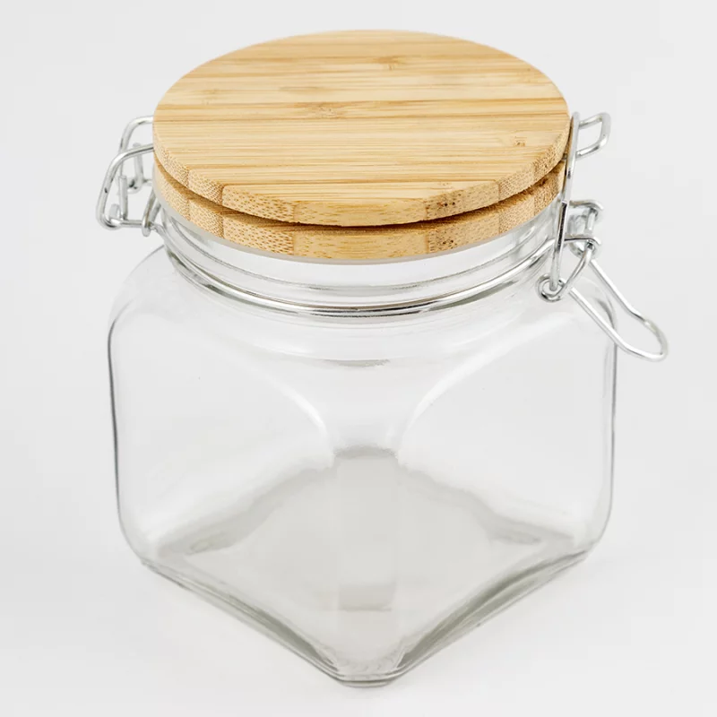 Recipiente Elemental Kitchen 98659004 700Ml Tapa Bamboo