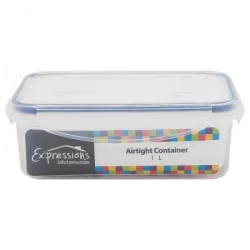 Recipiente Expressions Rectangular Transparente 1 Lt Mb04-3