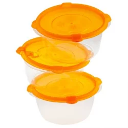 Recipiente Haixing 8142 Setx3 0,89Lt Redondo Plastico