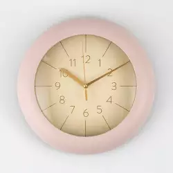 Reloj pared concepts Crystal Blue 24,5cm rosa plastico 423-161167