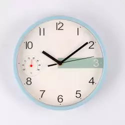 Reloj pared concepts Crystal Blue 24,6cm azul plastico 423-280575