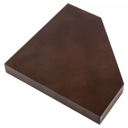 Repisa Esquinera Cubik Venecia 25X25Cm Wengue