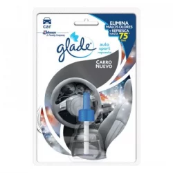 Repuesto Ambientador Glade 664888 Auto Sport Carro Nuevo 7Ml