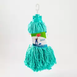 Repuesto Trapero Fibratex Aguamarina 280 Kg Microfibra Rmf-Ag