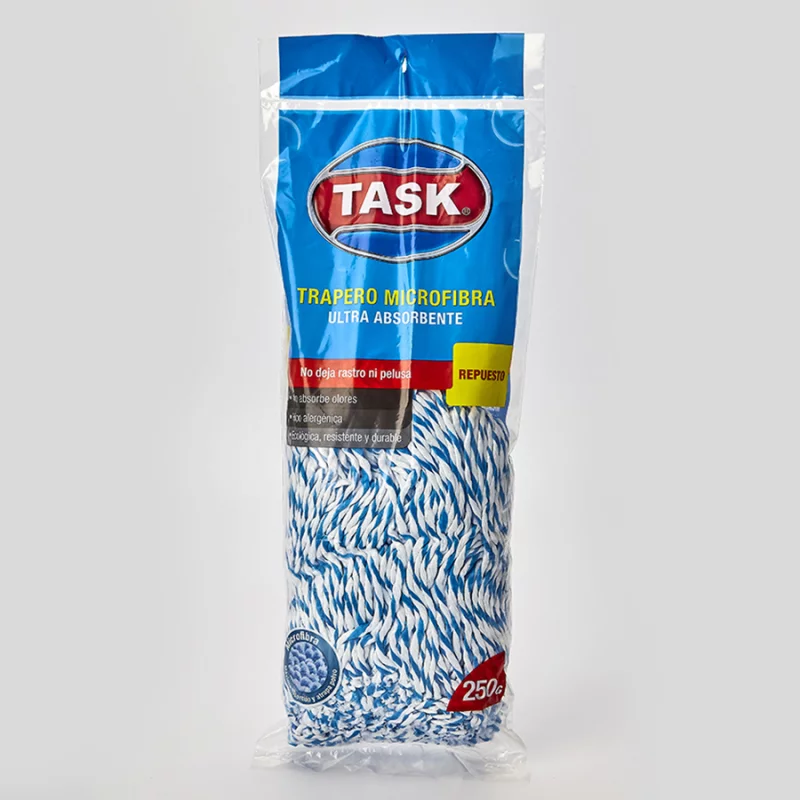 Repuesto Trapero Task Microfibra Cabo Metalico 250 G 1004006