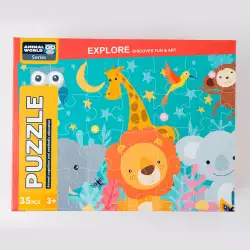 Rompecabezas De Animales 35 Pzs 832-46-B123481