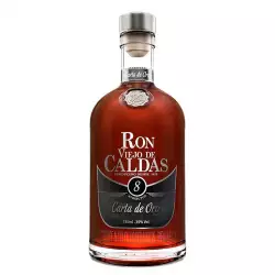 Ron viejo de caldas 4737 x 750 ml 8 años carta de oro