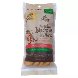 Rosquitas Naturela 50383 X75 Gr Integral De Arroz Chia Y Linaza