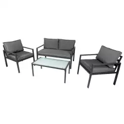 Sala para exterior milan lifetime garden set x4