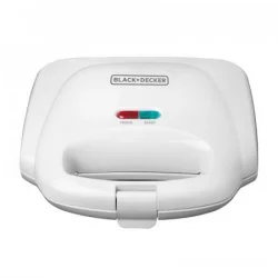 Sanduchera 2 Puestos Black + Decker Blanca Sm1000W