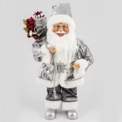 Santa de pie 40cm plata ys-21014 c