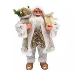Santa de pie con regalos expressions dorado 26x40CM