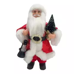 Santa de pie tradicional expression rojo 12x22CM