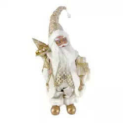 Santa navideño Santini   13X40Cm Gold
