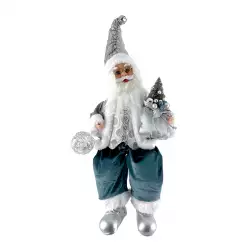 Santa navideño Santini   13X40Cm Silver 1