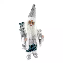 Santa navideño Santini   13X40Cm Silver