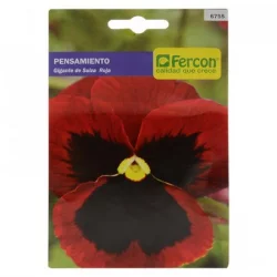 Semilla Fercon 2336755 Flor Pensamient Gigant Rojo